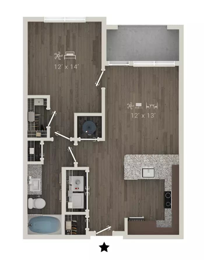 A1 3407 floor plan