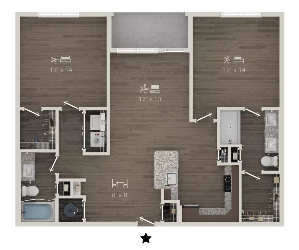 B1 2403 floor plan