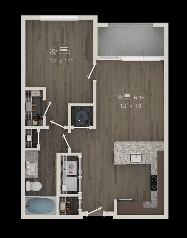 Unit 5411 5411 floor plan