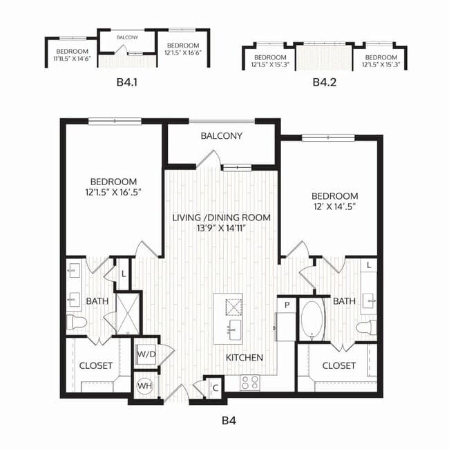 B4.1 3034 floor plan