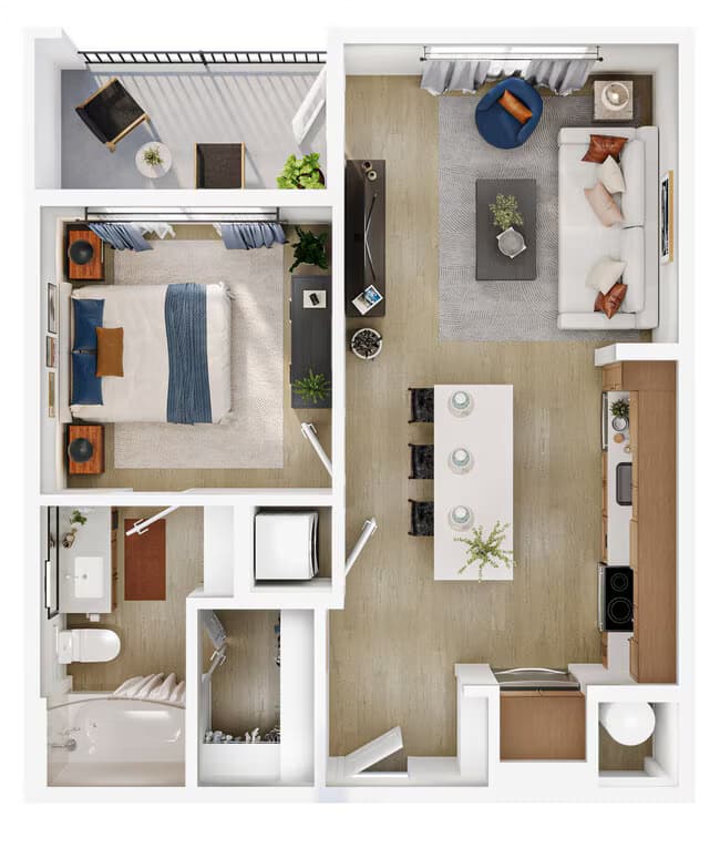 Unit 1223 1223 floor plan