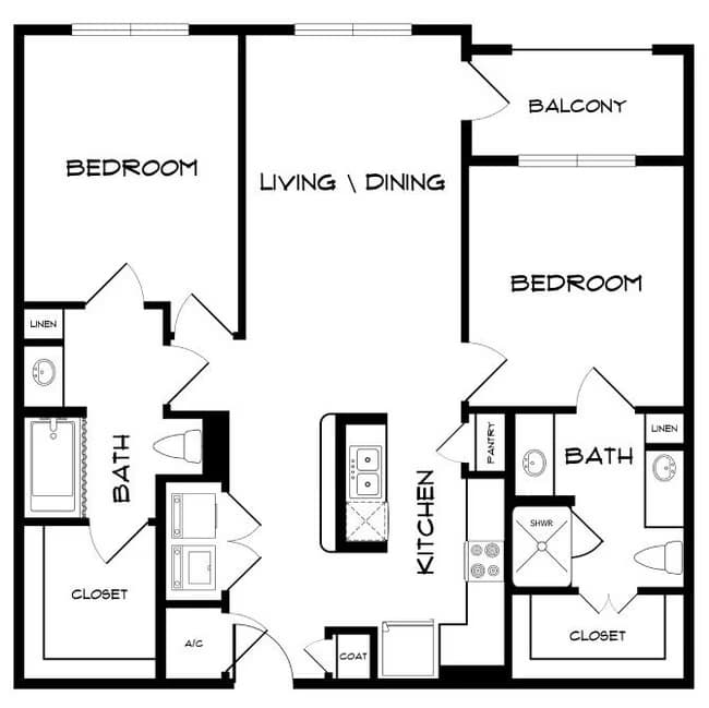 Unit 1312 1312 floor plan