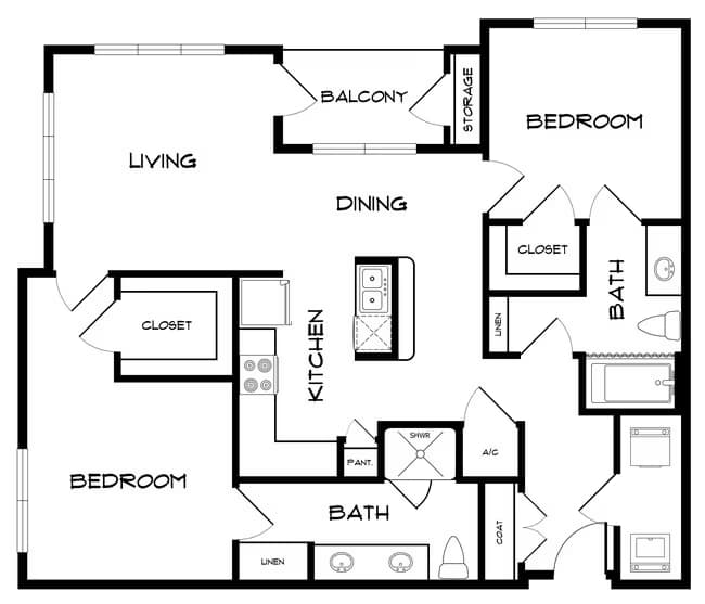 Unit 2211 2211 floor plan