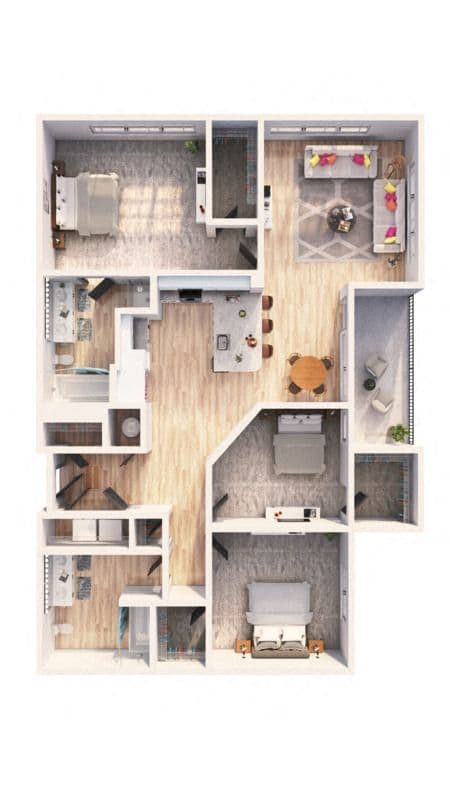 C2B 302 floor plan