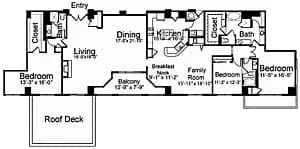 3 Beds • 3 Bath 1504 floor plan