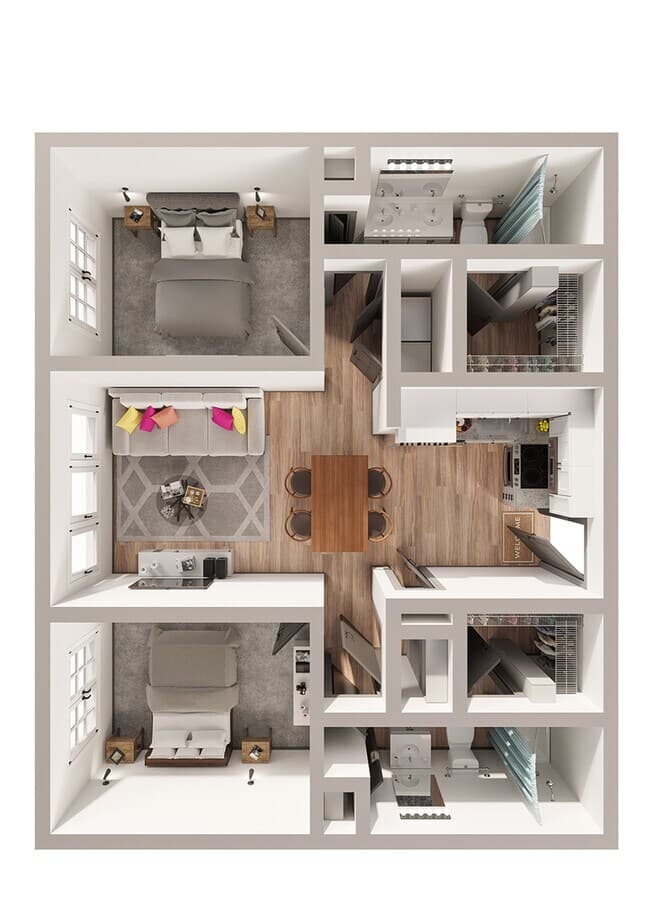B2E 1-1-4207 floor plan