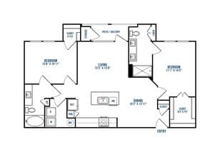 B1 B310 floor plan