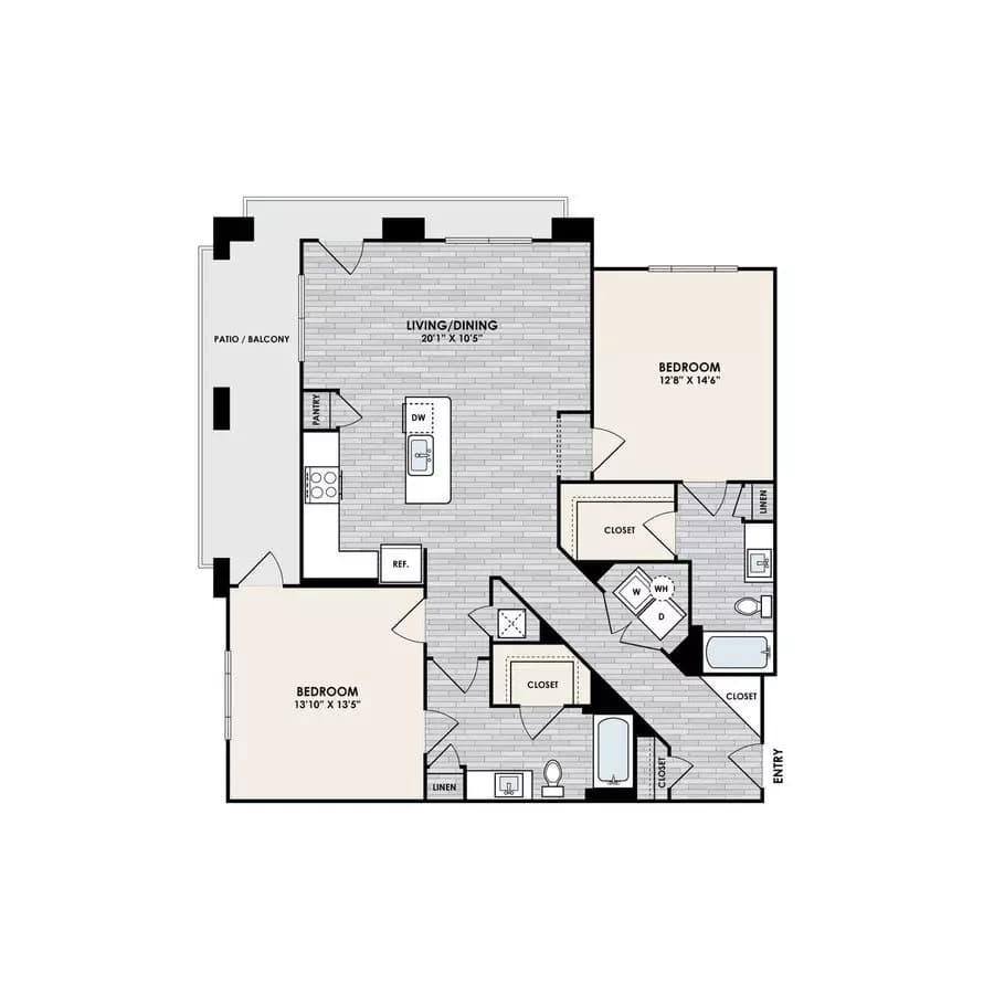 B3 1007 floor plan