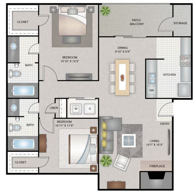 B1 1110 floor plan