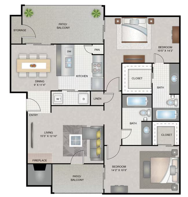 B2 1002 floor plan