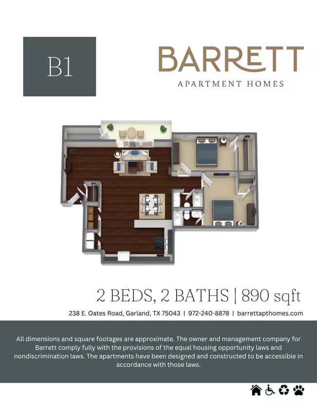 B1R 203 floor plan