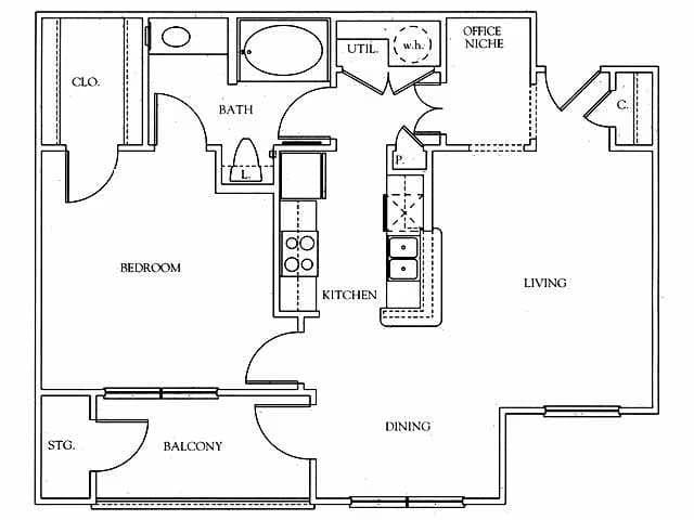 Unit 134 134 floor plan