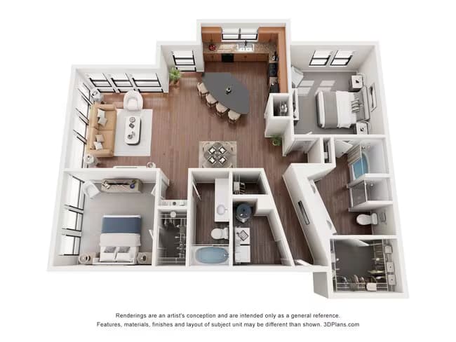 Unit 1401 1401 floor plan