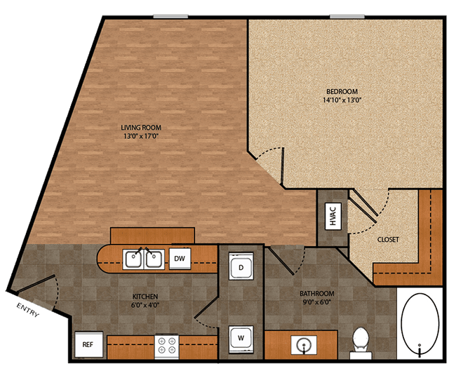 Unit 2106 2106 floor plan