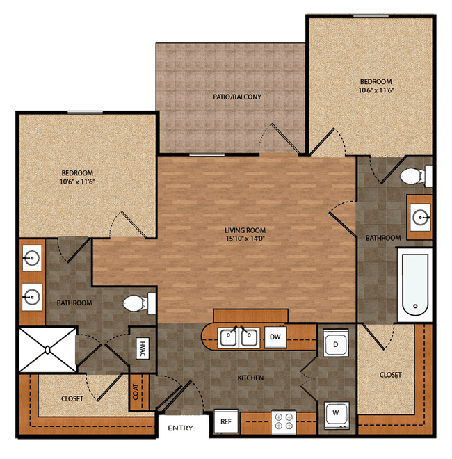 Unit 2125 2125 floor plan