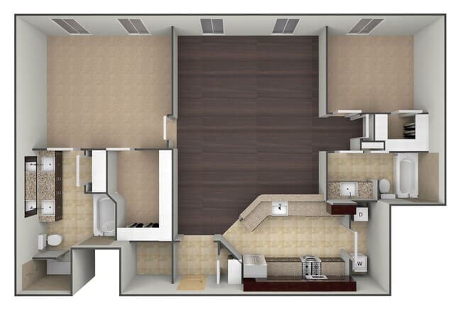 Unit 2417 2417 floor plan