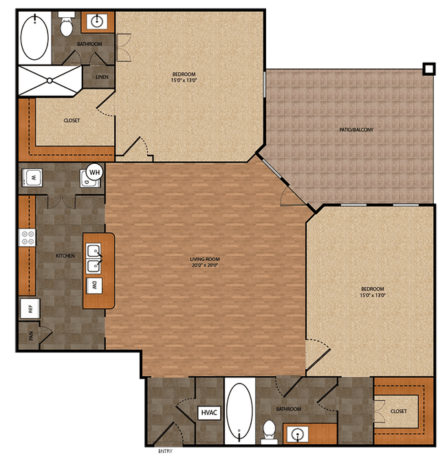 Unit 2318 2318 floor plan