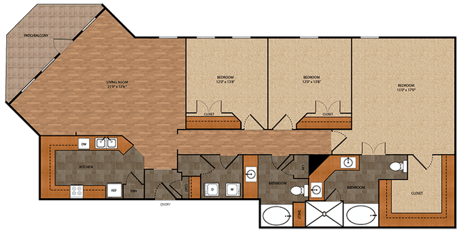 Unit 2101 2101 floor plan