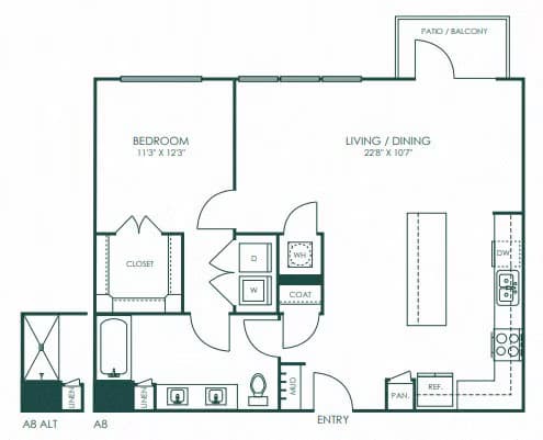 Unit 7110 7110 floor plan