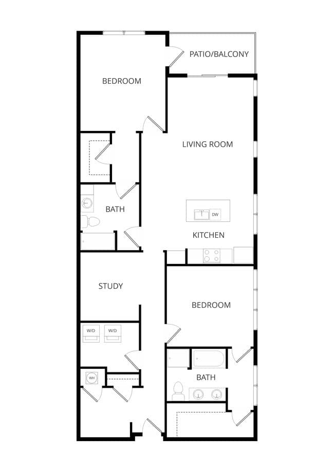 Unit 411 311 floor plan