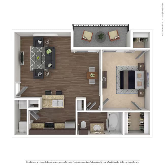 Unit 2115 1435 floor plan