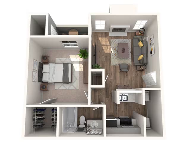 Manhattan 1210 floor plan