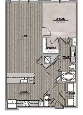 Unit 1268 1268 floor plan