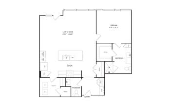 1D2 2-1008 floor plan
