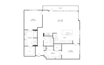 2B2 2-2004 floor plan