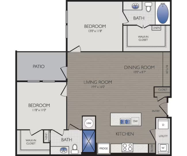 Unit 4210 5308 floor plan
