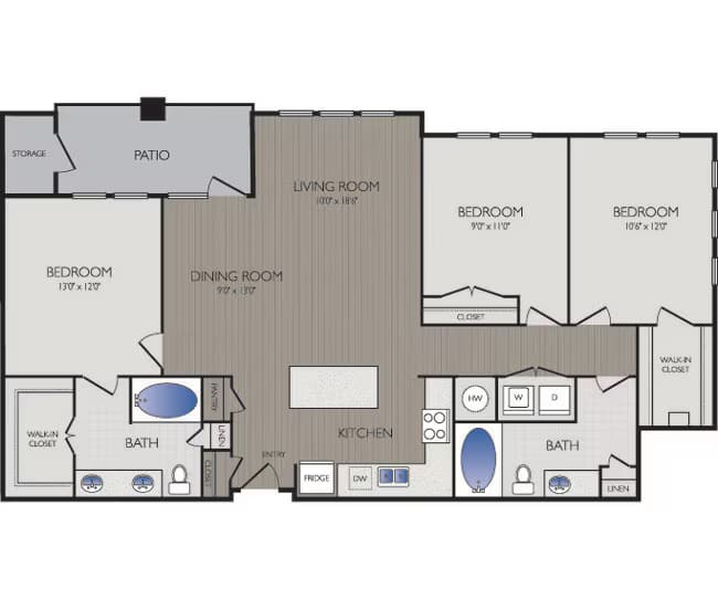 Unit 4302 4302 floor plan
