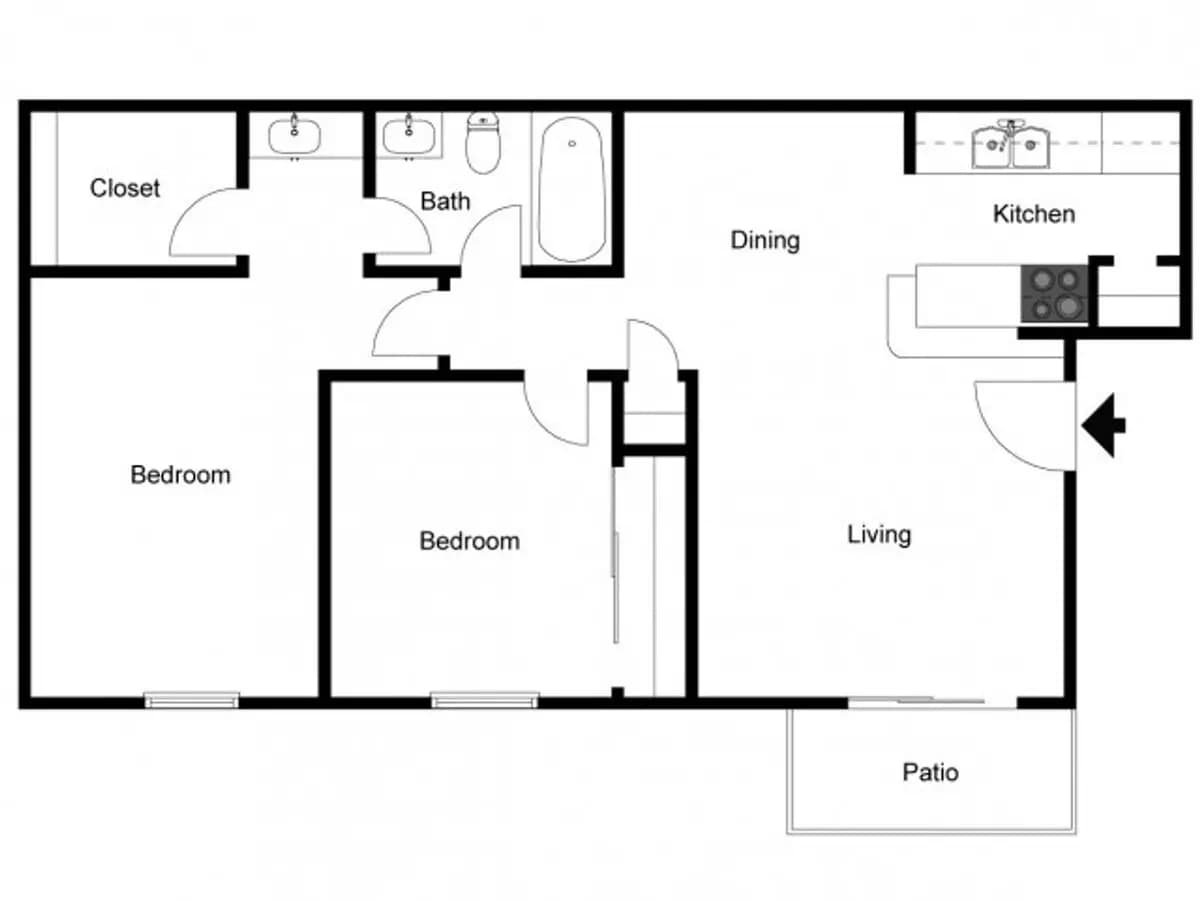 B1 - Meadow Creek 823 floor plan