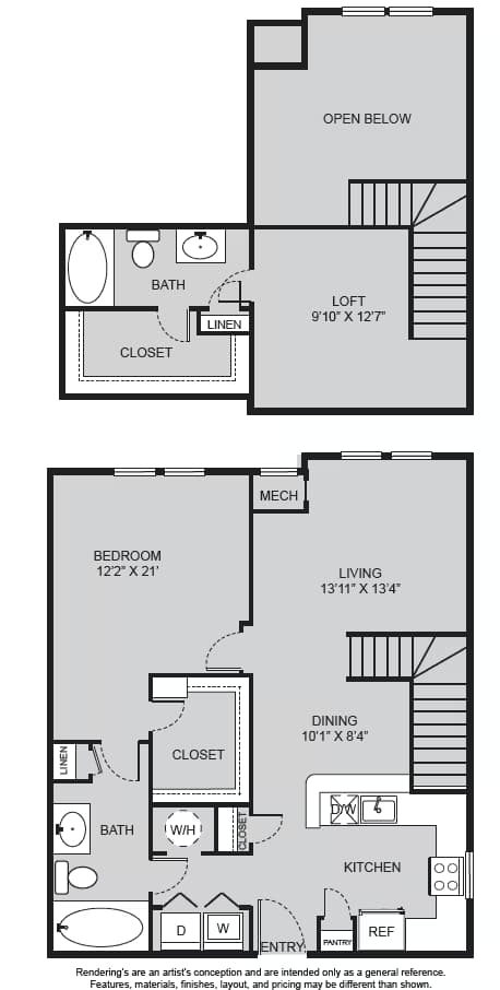 Unit 3412 3412 floor plan