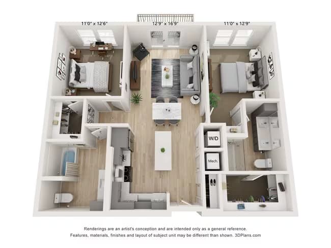 Unit 154 124 floor plan
