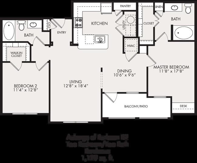 Unit 2304 6308 floor plan