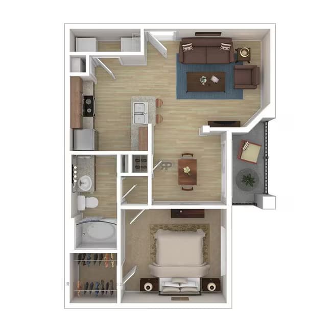 Unit 1934 1934 floor plan