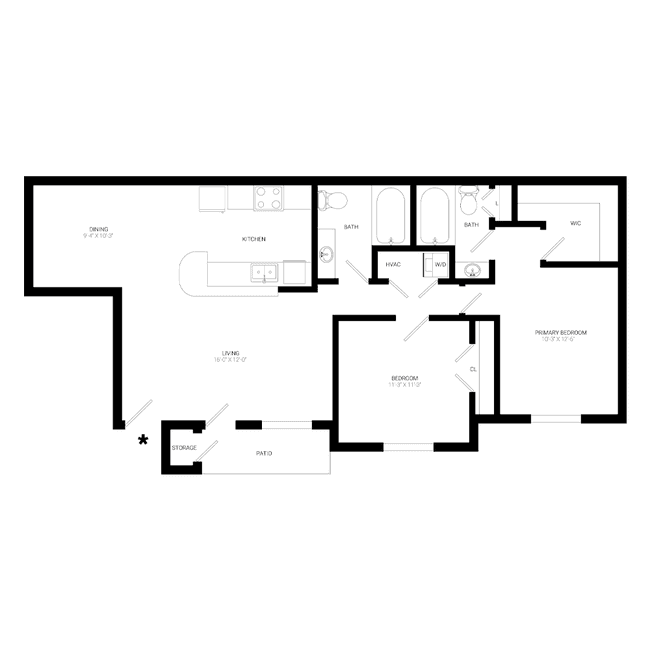 Unit 0833 0833 floor plan