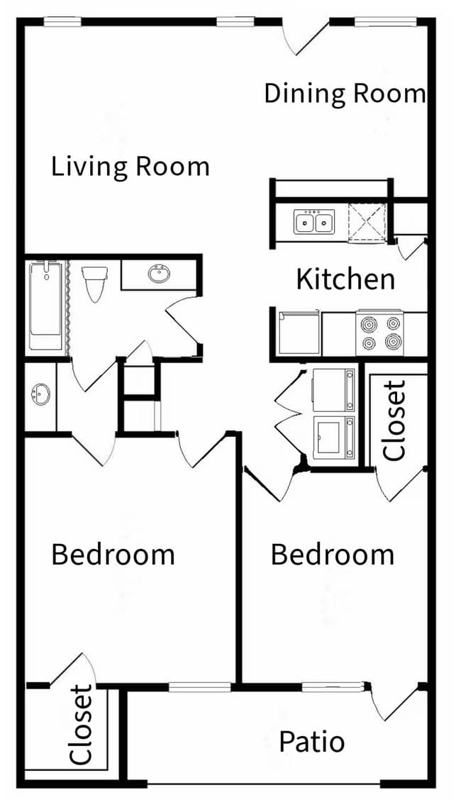The 804 floor plan