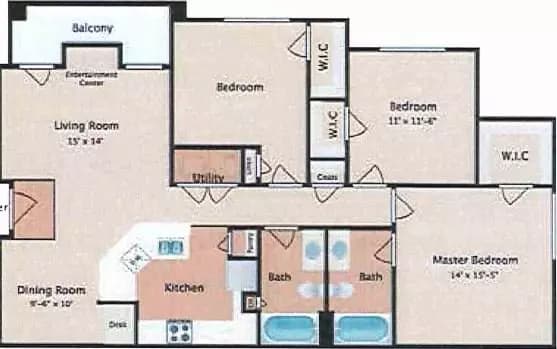 3x2 8107 floor plan
