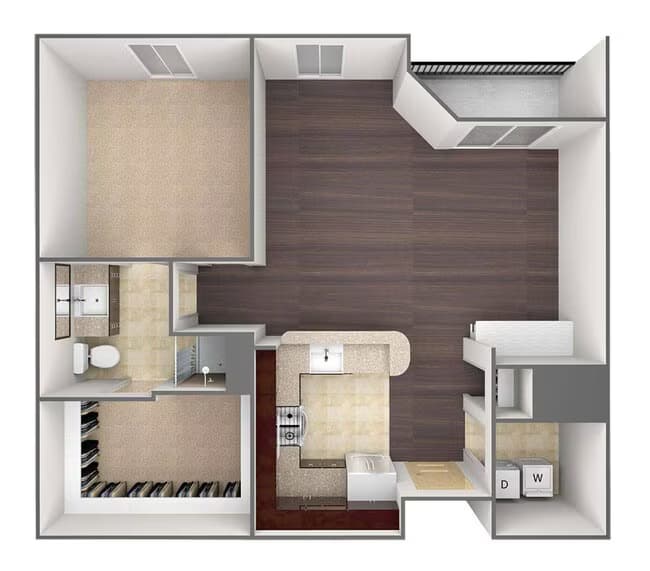 Unit 1307 1307 floor plan