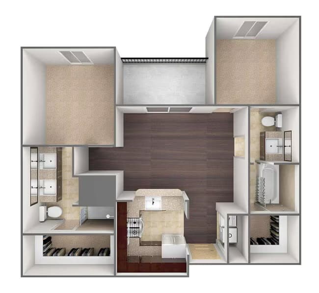Unit 1318 1318 floor plan