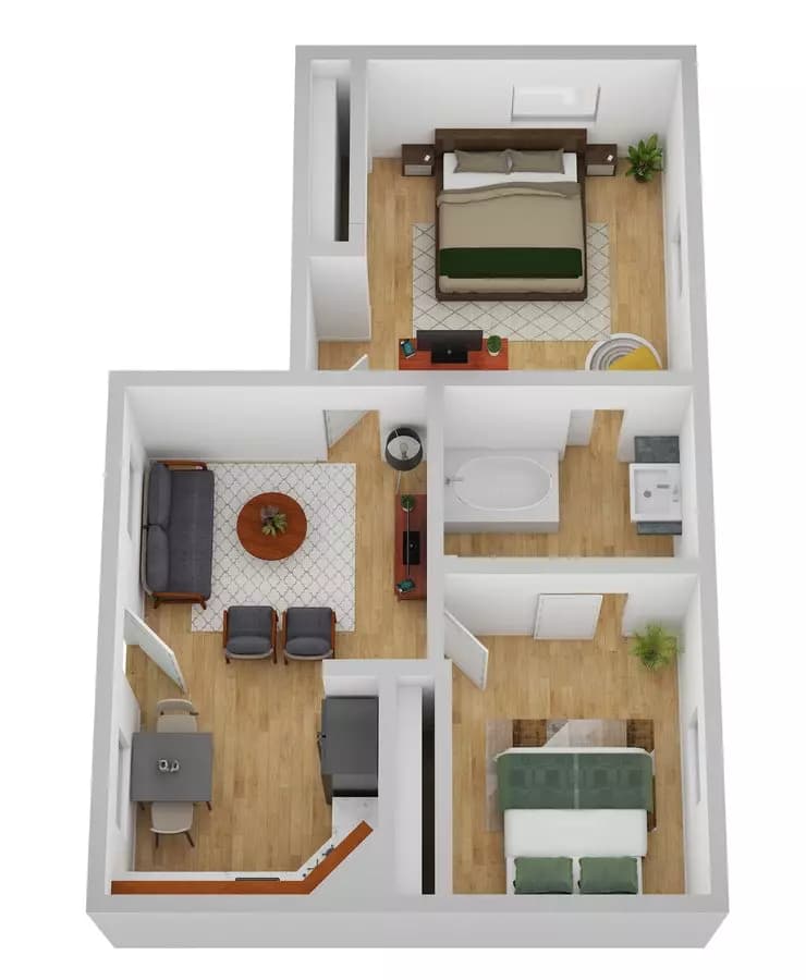 Unit 605 402 floor plan