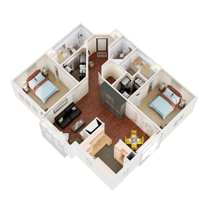B2a 201 floor plan