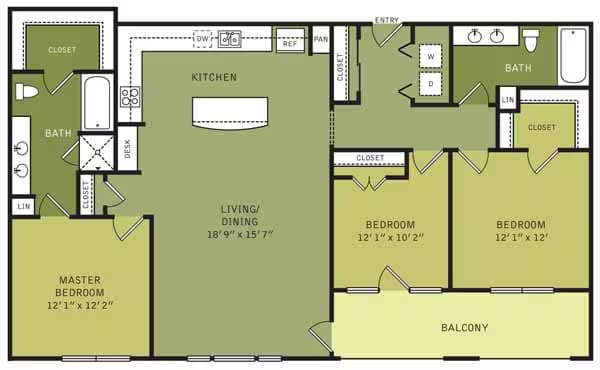 Building P PC2 P201 floor plan
