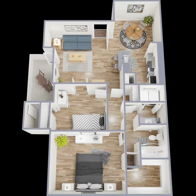 Unit 1207 1312 floor plan