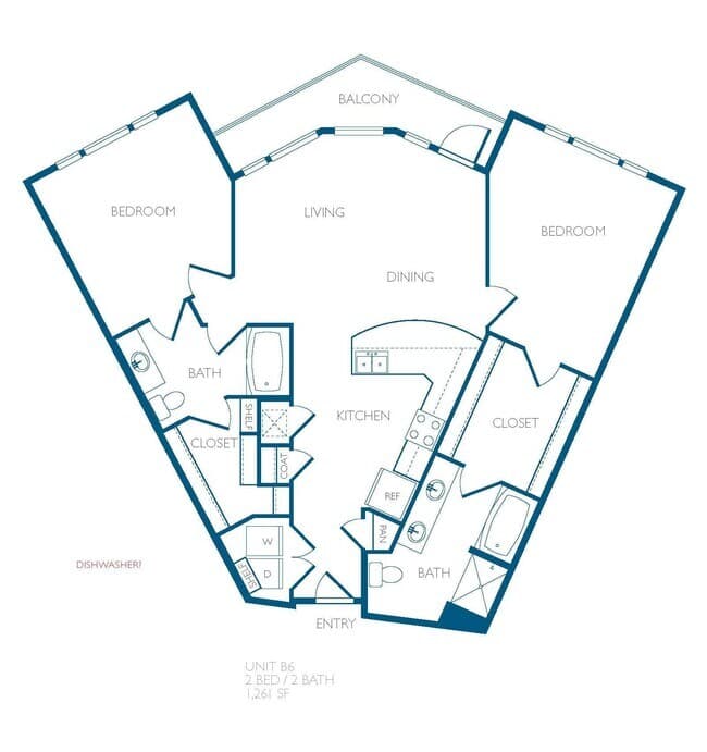 B6 421 floor plan