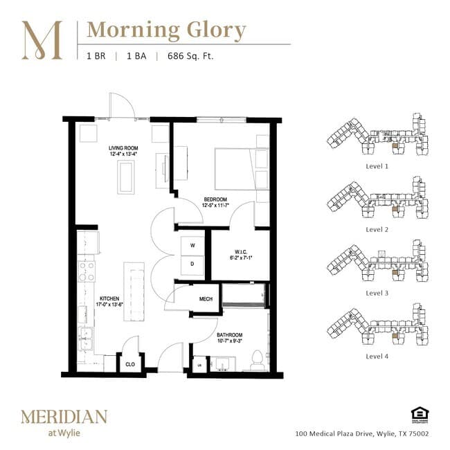 Morning Glory - ADA 133 floor plan