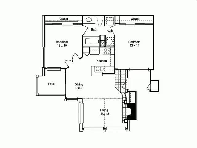 Unit 1088 1088 floor plan