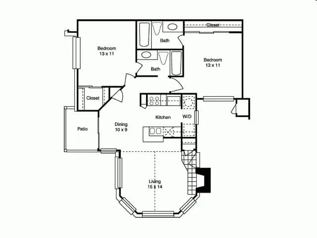B2 1061 floor plan