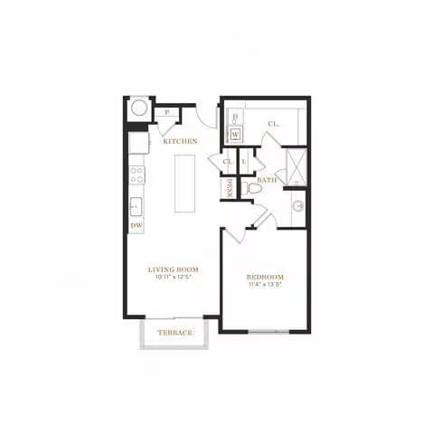 Unit 1170 1170 floor plan